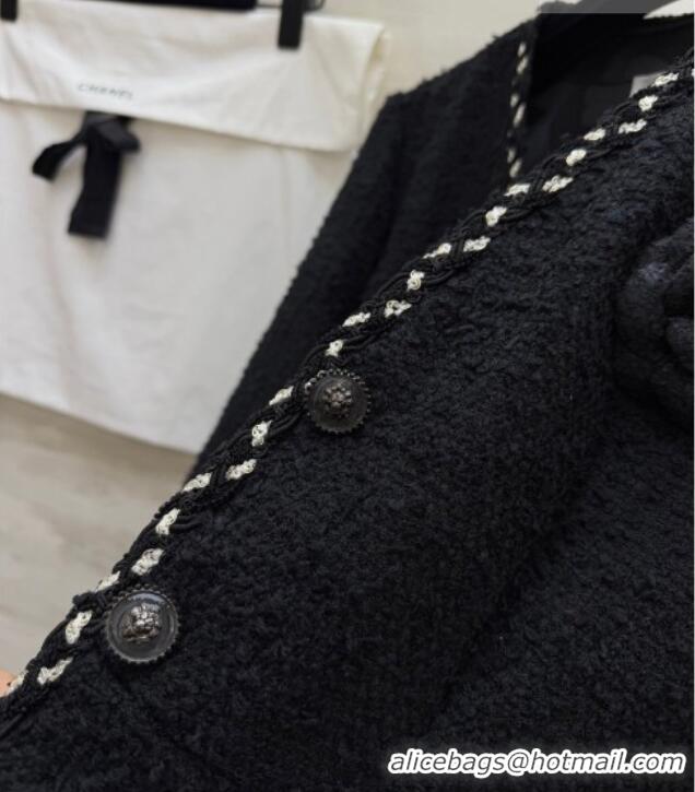 Traditional Discount Chanel Tweed Jacket CH032519 Black 2026