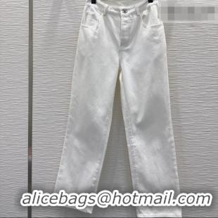 Best Quality Chanel Cotton Jeans CH032407 White 2026