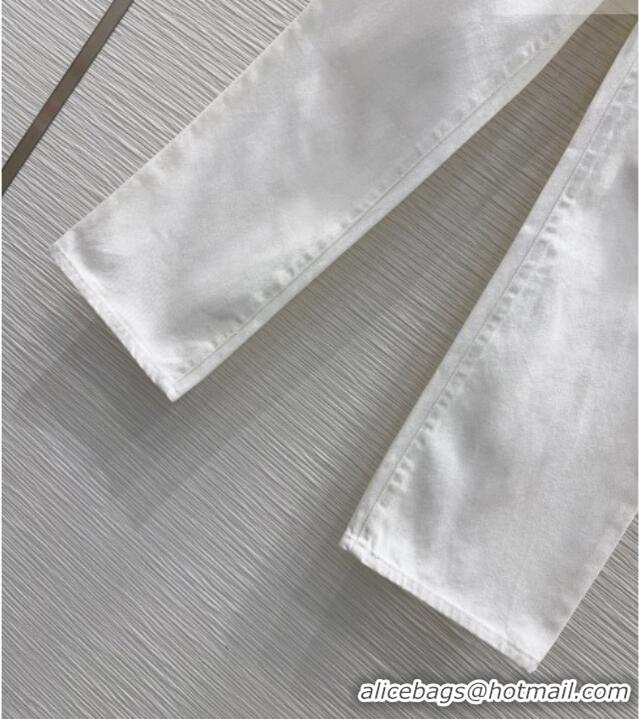 Best Quality Chanel Cotton Jeans CH032407 White 2026