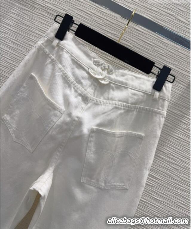 Best Quality Chanel Cotton Jeans CH032407 White 2026