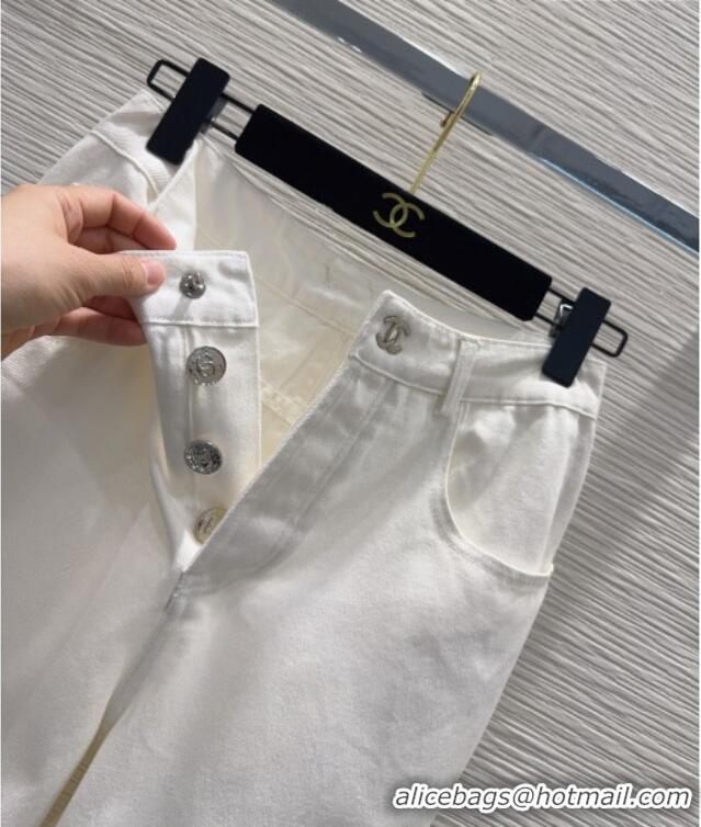 Best Quality Chanel Cotton Jeans CH032407 White 2026
