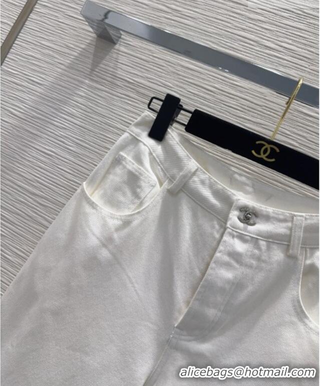 Best Quality Chanel Cotton Jeans CH032407 White 2026