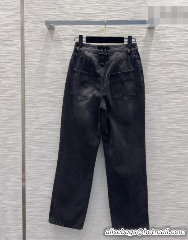 Reasonable Price Chanel Cotton Jeans CH032407 Black 2026