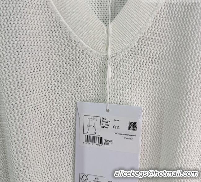 Best Price Discount Chanel Knit Vest CH032415 White 2026