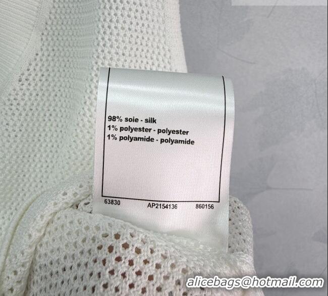 Best Price Discount Chanel Knit Vest CH032415 White 2026
