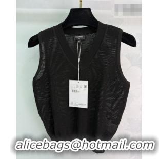 ​Super Quality Chanel Knit Vest CH032415 Black 2026