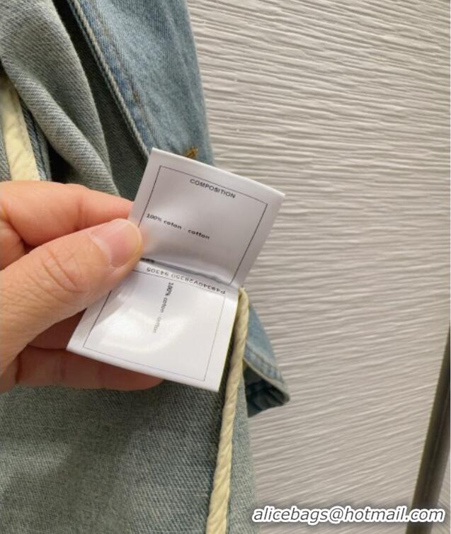 Traditional Discount Chanel Cotton Denim Jacket CH032512 Blue 2026