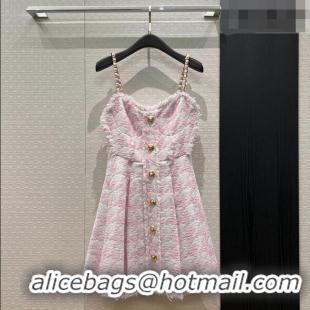 Reasonable Price Discount Chanel Tweed Dress CH032528 Pink 2026