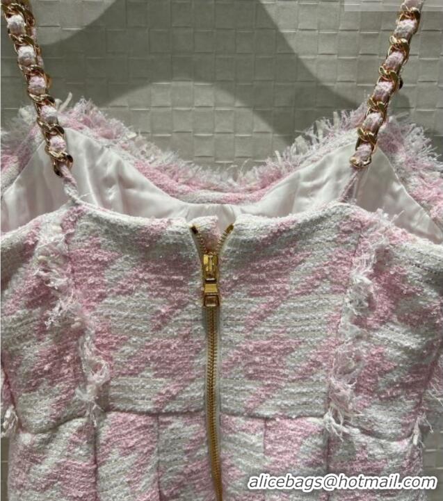 Reasonable Price Discount Chanel Tweed Dress CH032528 Pink 2026