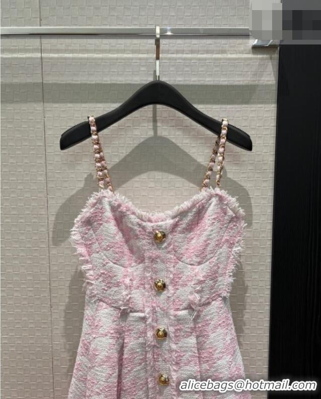 Reasonable Price Discount Chanel Tweed Dress CH032528 Pink 2026