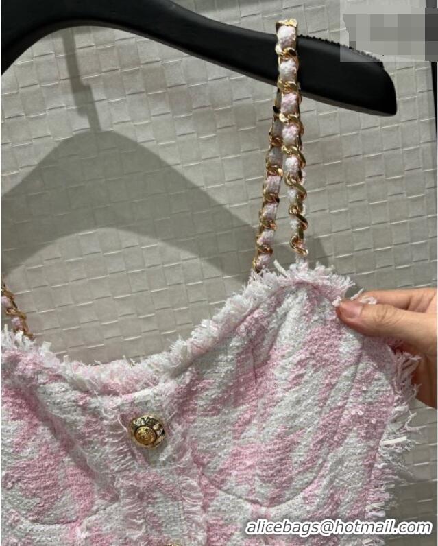 Reasonable Price Discount Chanel Tweed Dress CH032528 Pink 2026