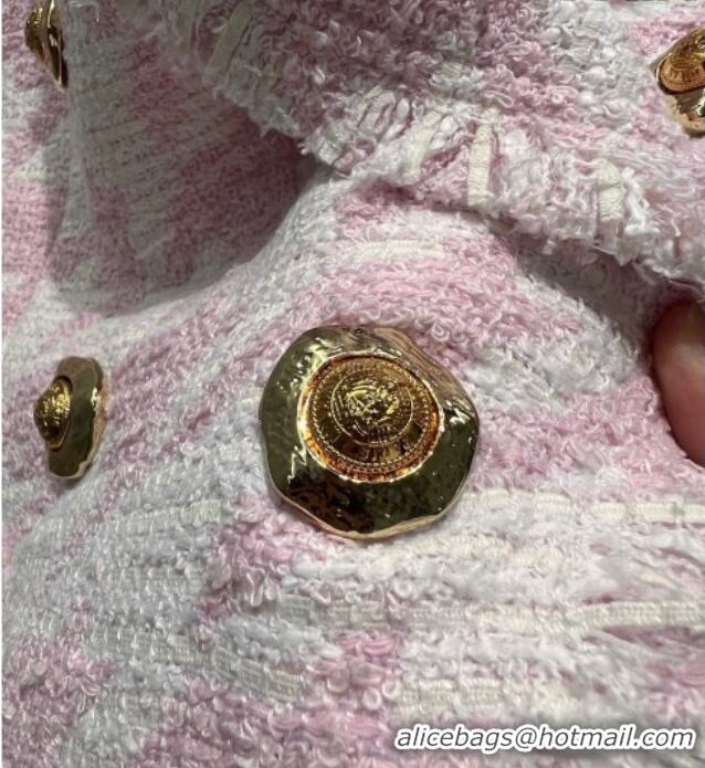 New Release Creation Chanel Tweed Jacket CH032528 Pink 2026