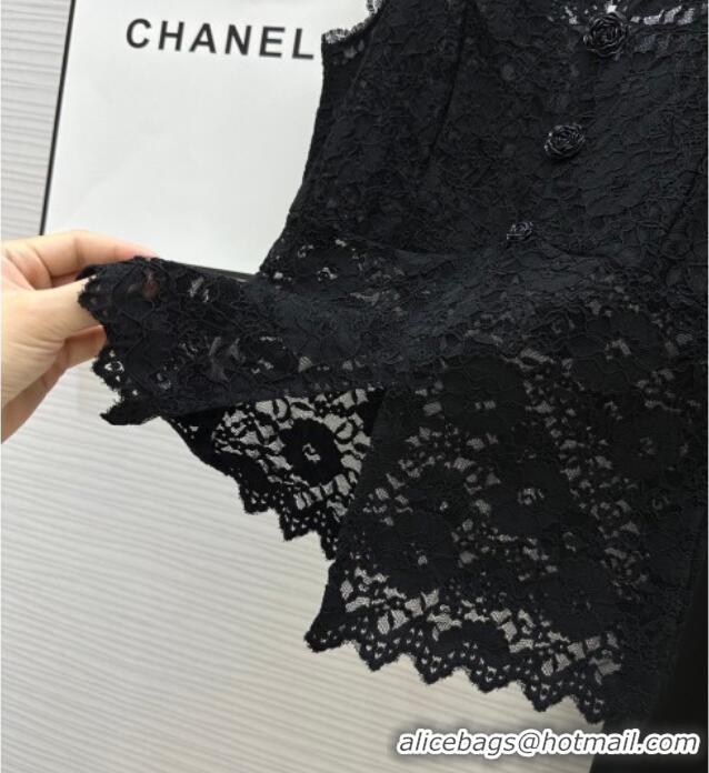 Top Design Chanel Lace Vest CH032554 White/Black 2026