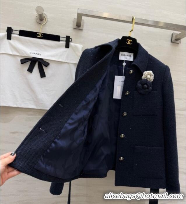 Buy Cheap Discount Chanel Tweed Jacket CH032556 Blue 2026