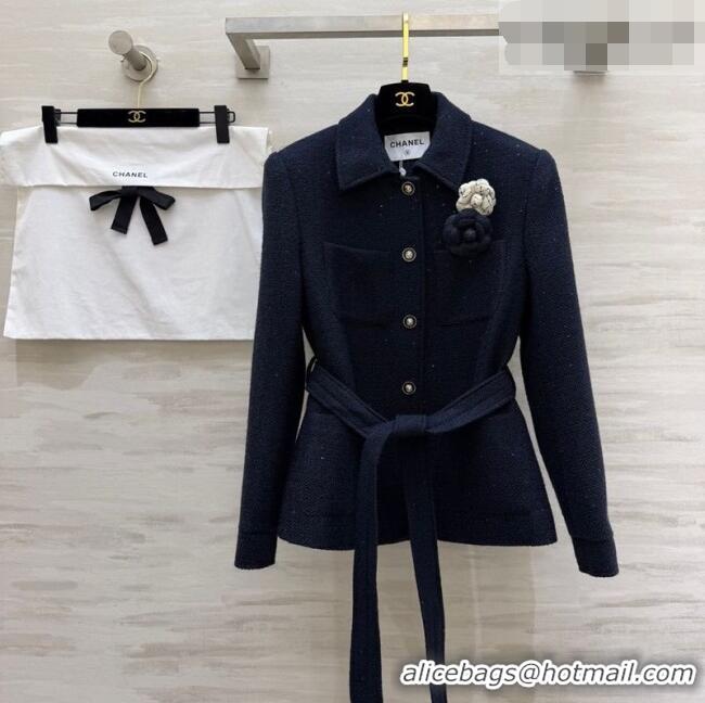 Buy Cheap Discount Chanel Tweed Jacket CH032556 Blue 2026