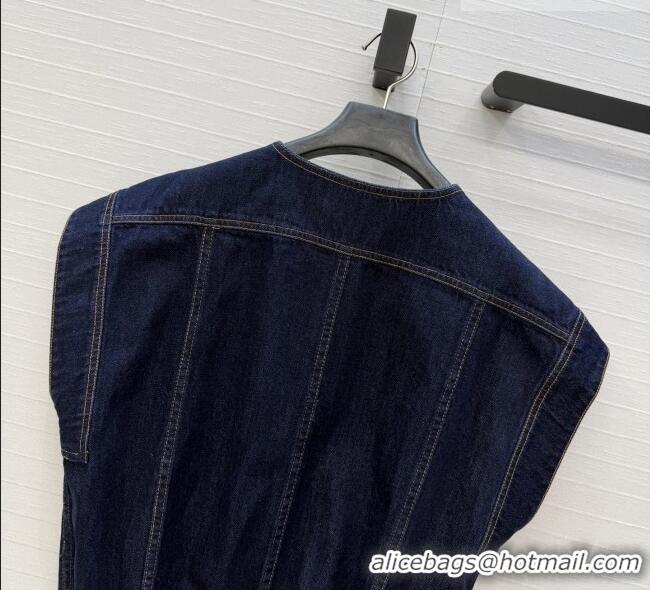 Best Quality Chanel Denim Vest CH041001 Blue 2026