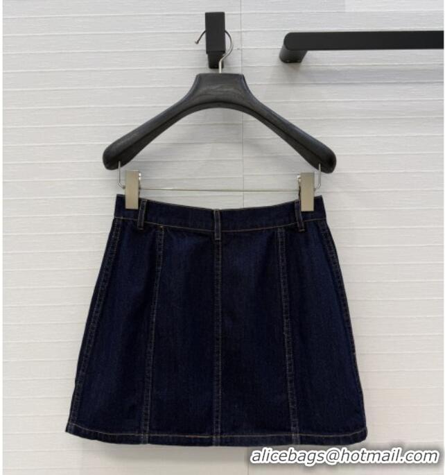 Buy Good Quality Chanel Denim Skirt CH041002 Blue 2026