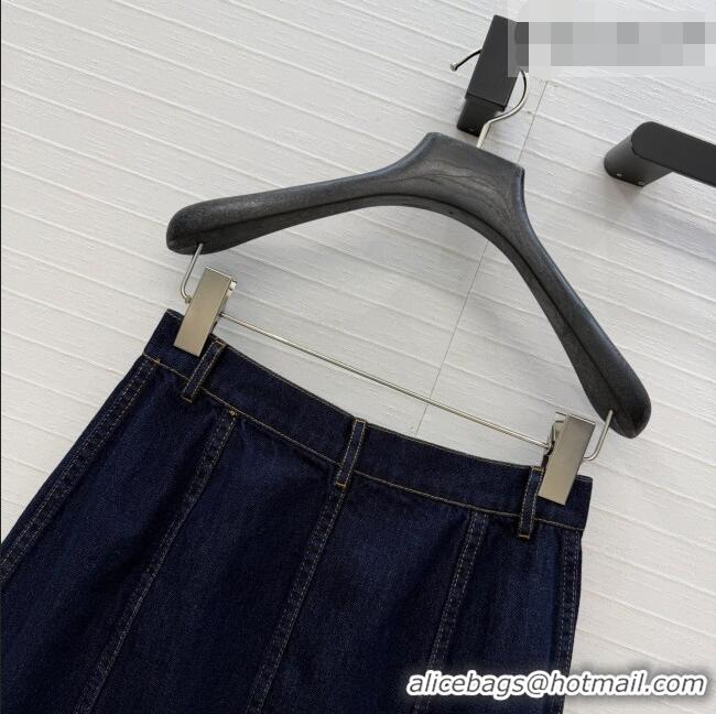 Buy Good Quality Chanel Denim Skirt CH041002 Blue 2026