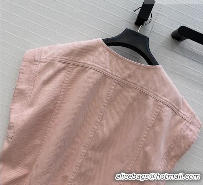 Top Grade Discount Chanel Denim Vest CH041003 Pink 2026
