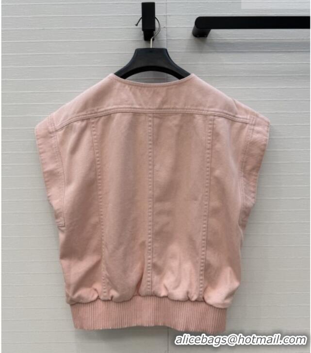 Top Grade Discount Chanel Denim Vest CH041003 Pink 2026