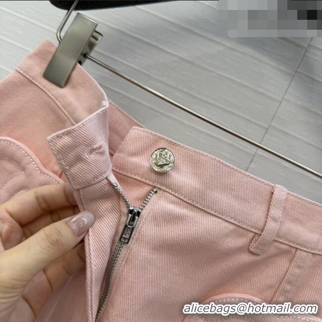 Good Inexpensive Chanel Denim Skirt CH041004 Pink 2026