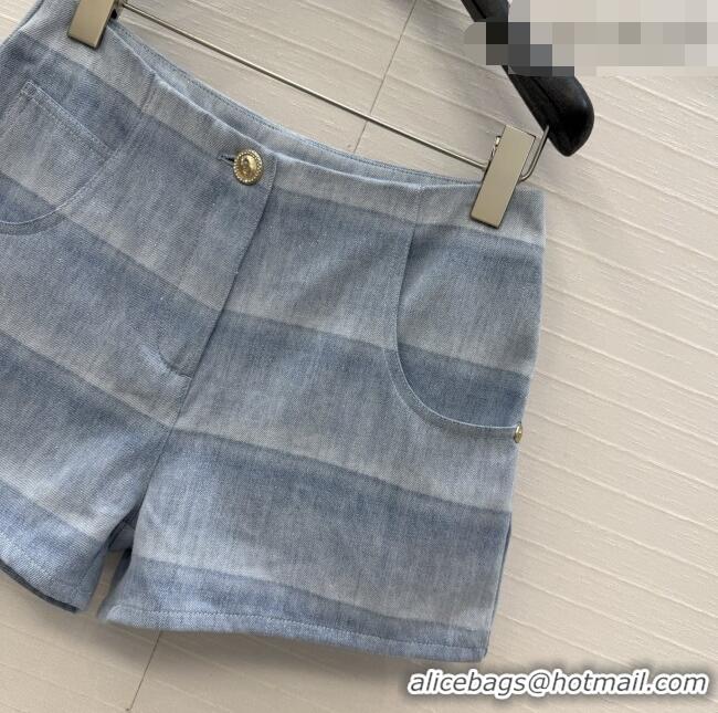 Buy Reasonable Price Chanel Denim Shorts CH041006 Blue 2026