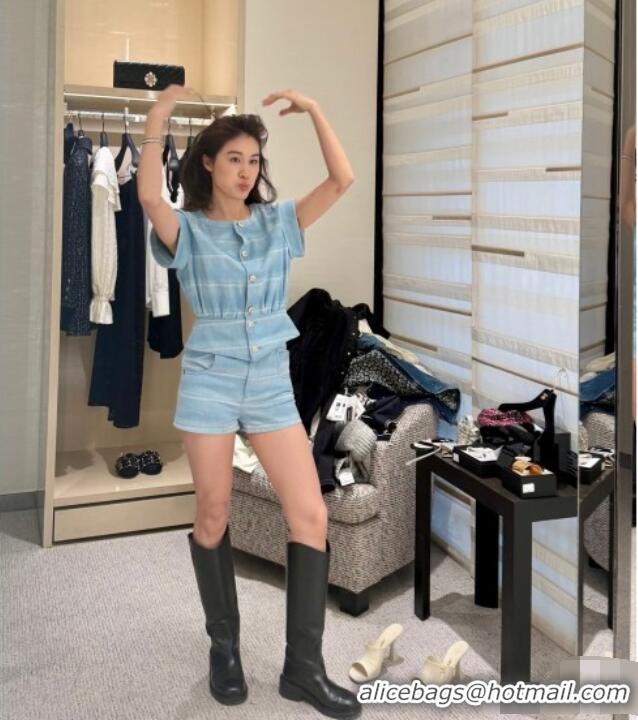 Buy Reasonable Price Chanel Denim Shorts CH041006 Blue 2026