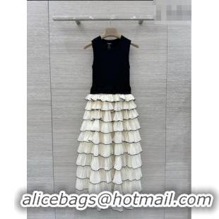 Famous Brand Discount Chanel Dress CH041009 Black/Beige 2026
