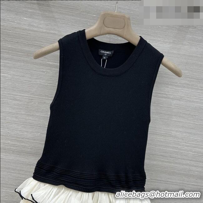 Famous Brand Discount Chanel Dress CH041009 Black/Beige 2026