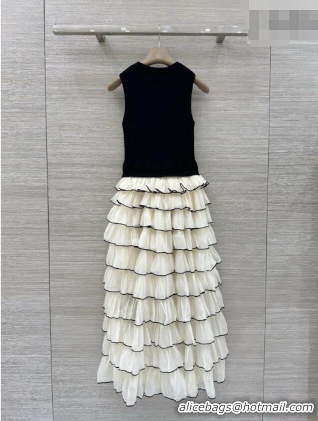 Famous Brand Discount Chanel Dress CH041009 Black/Beige 2026