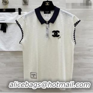 Buy Fashionable Chanel T-shirt CH041019 White 2026