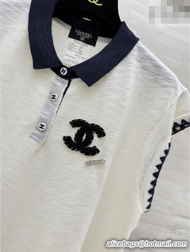 Buy Fashionable Chanel T-shirt CH041019 White 2026