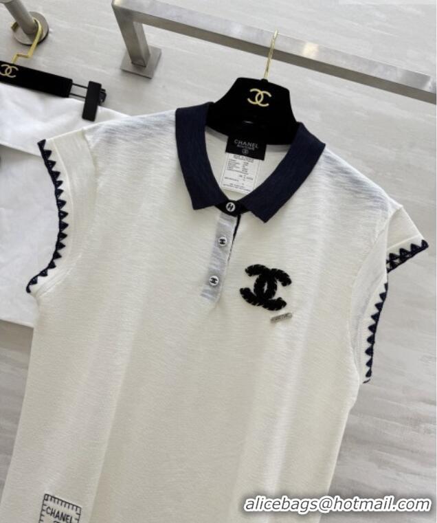 Buy Fashionable Chanel T-shirt CH041019 White 2026