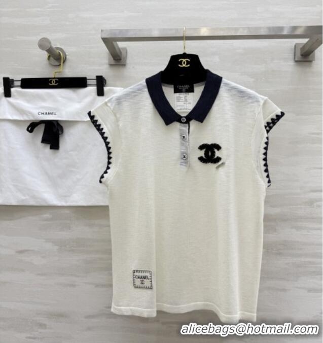Buy Fashionable Chanel T-shirt CH041019 White 2026