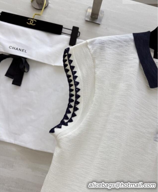 Buy Fashionable Chanel T-shirt CH041019 White 2026