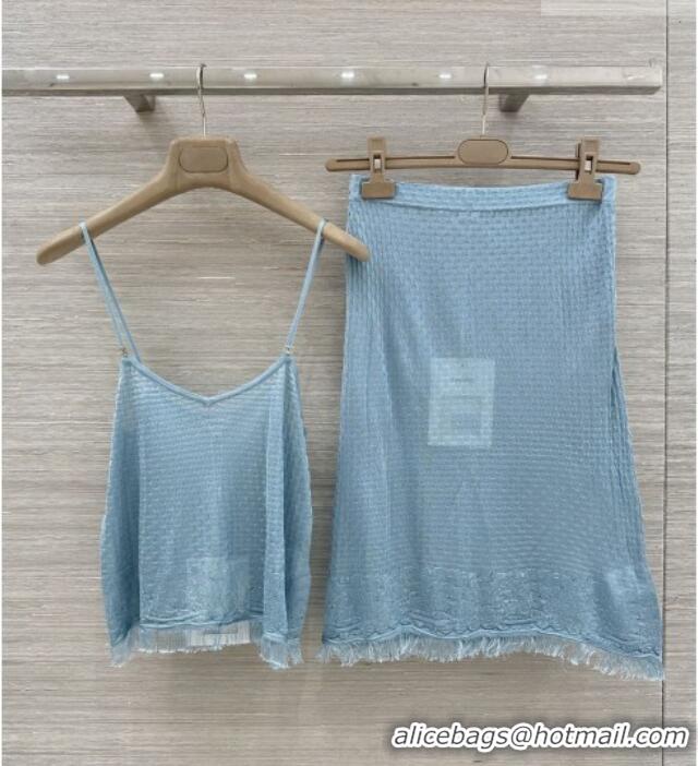 Low Price Chanel Knit Skirt CH040305 Green 2026