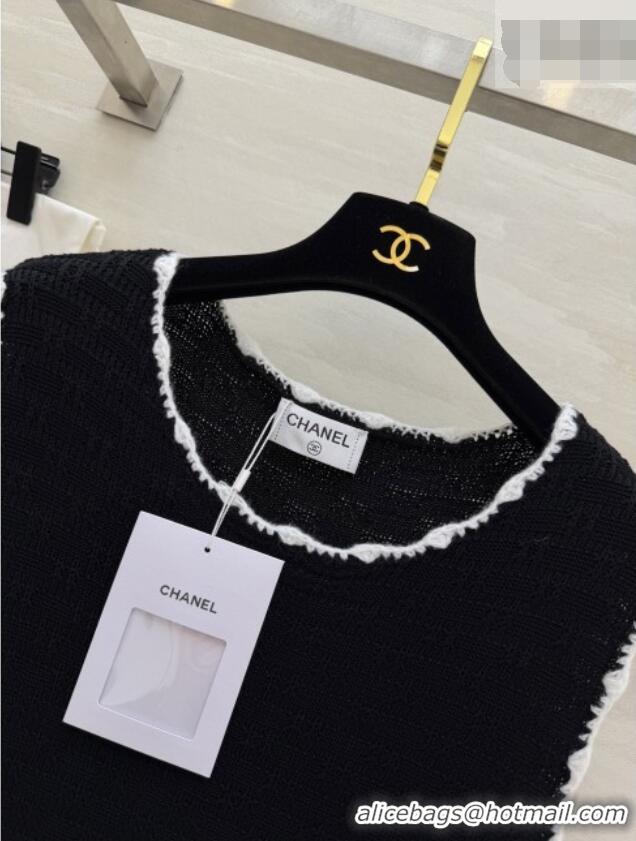 Spot Bulk Chanel Knit Dress CH041303 Black 2026
