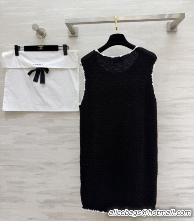 Spot Bulk Chanel Knit Dress CH041303 Black 2026