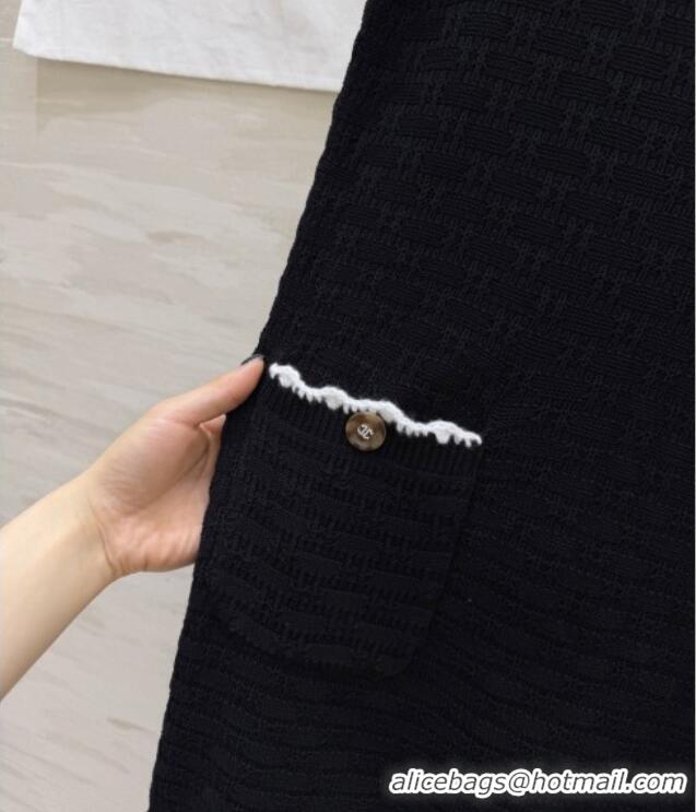 Spot Bulk Chanel Knit Dress CH041303 Black 2026