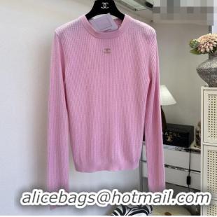 Buy Promotional Chanel Knit Sweater CH041422 Pink 2026