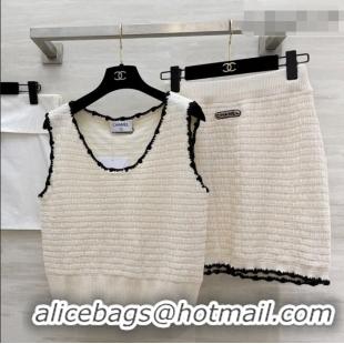 Discount Cheap Chanel Knit Vest and Skirt CH041424 2026
