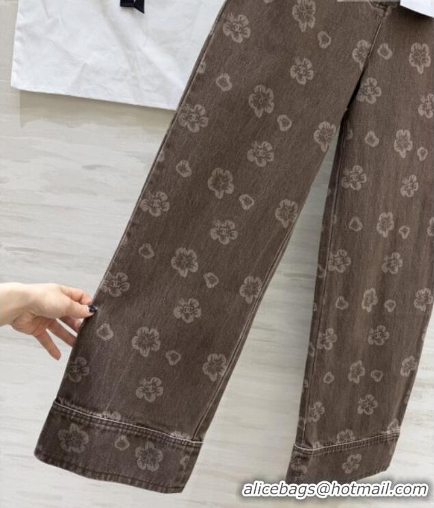 Best Price Chanel Camellia Jeans CH041432 Brown 2026