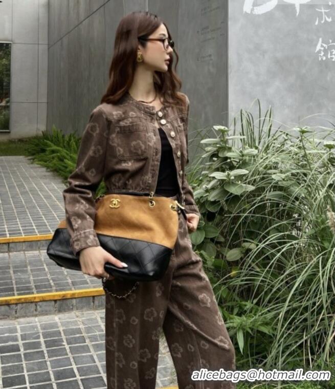 New Fashion Discount Chanel Camellia Jacket CH041433 Brown 2026