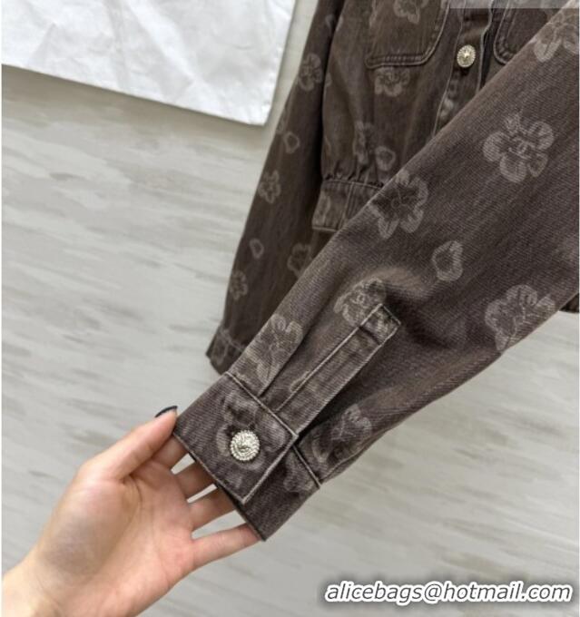 New Fashion Discount Chanel Camellia Jacket CH041433 Brown 2026