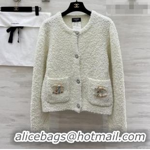 Traditional Inexpensive Chanel Cardigan CH041350 White 2026