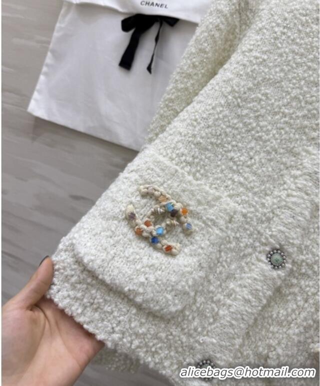Traditional Inexpensive Chanel Cardigan CH041350 White 2026