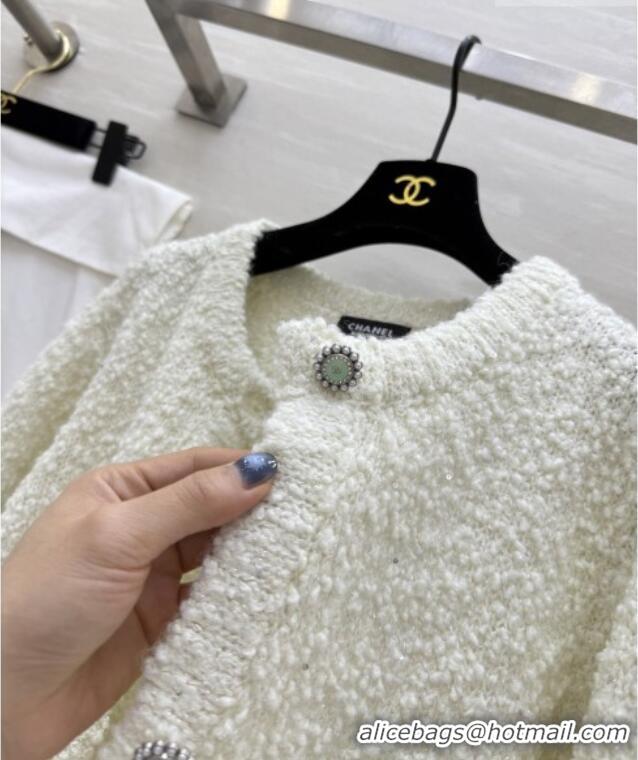 Traditional Inexpensive Chanel Cardigan CH041350 White 2026