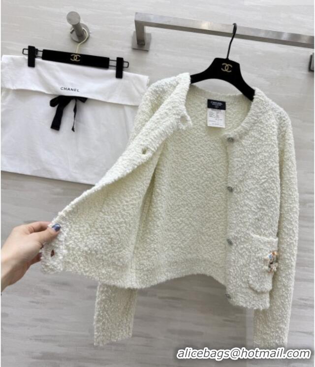 Traditional Inexpensive Chanel Cardigan CH041350 White 2026