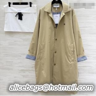 Buy New Cheap Chanel Trench Coat CH041451 Khaki 2026