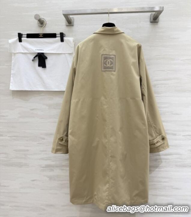 Buy New Cheap Chanel Trench Coat CH041451 Khaki 2026